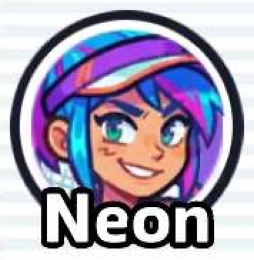 Clash of Critters Neon Badge Dojo
