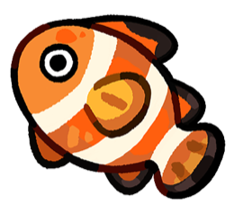 Clash of Critters Clownfish fish